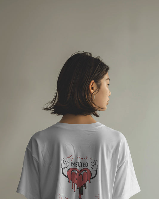 Heart Melted Oversize T-shirt