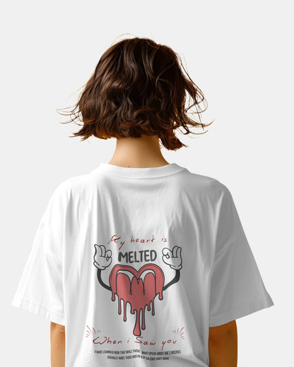 Heart Melted Oversize T-shirt